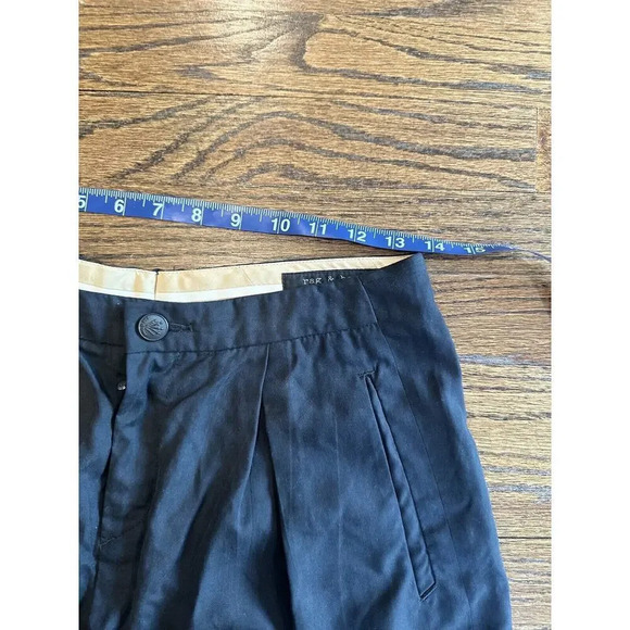 rag & bone New York Black Pleated Pocket Shorts Size 2 1072 - Picture 8 of 9
